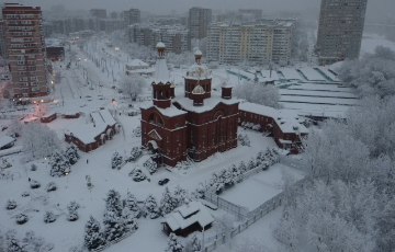 Храм Рождества Христова. Зимние зарисовки.