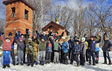 Воспитанники клуба "Наследники" посетили Свято-Михайловский монастырь