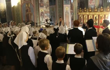 Школьная Литургия в праздник Покрова Пресвятой Богородицы