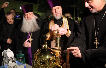 О прибытии благодатного огня на Кубань.