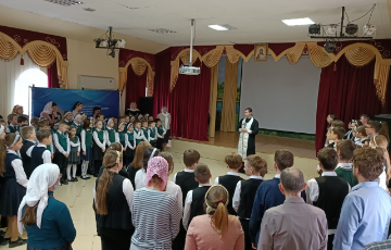 В Русской православной школе прошел чин прощения