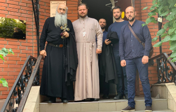 Наш храм посетил келейник старца Илии архидиакон Илиодор