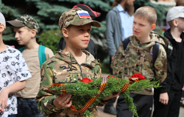 При храме Рождства Христова завершил работу военно-патриотический лагерь "За други своя"