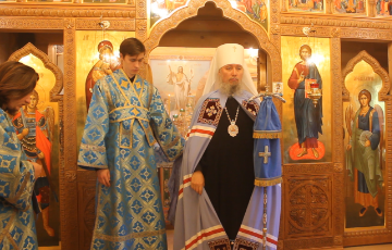 В храме-часовне при Краснодарском госпитале состоялась первая архиерейская Божественная Литургия