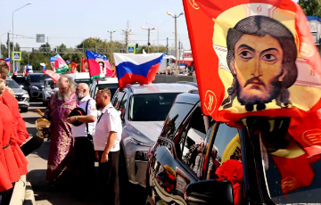 Состоялся автомобильный Крестный ход в праздник Воздвижения Креста Господня