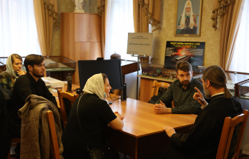 Состоялась рабочая встреча с участниками спектакля «Время Крестное»