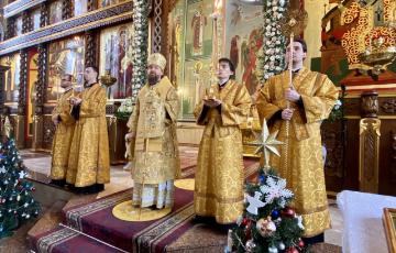 Архиерейская Литургия в храме Рождества Христова